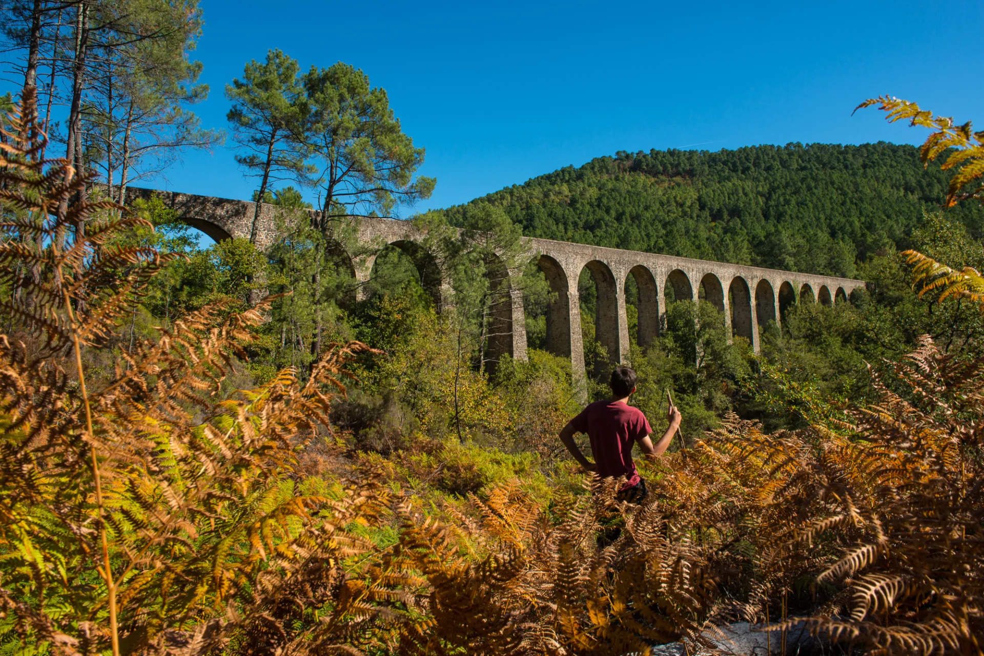 Viaduc du Doulovy - Banne, le 7 octobre 2017.