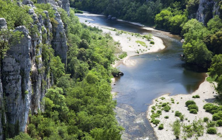 Chassezac river
