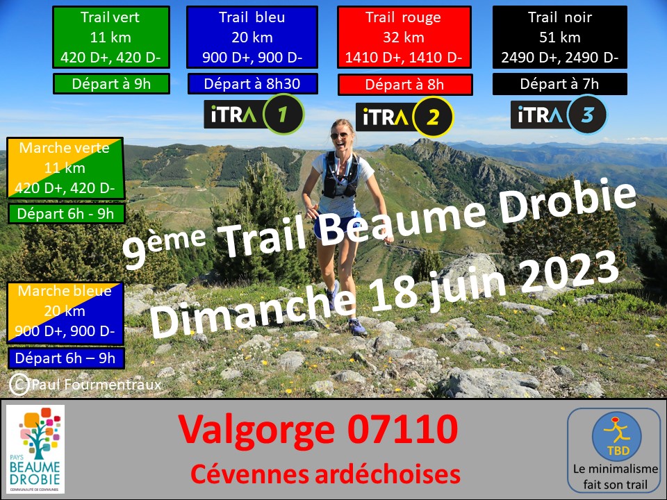9ème Trail Beaume Drobie