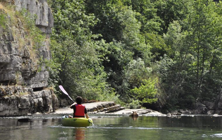 Chassezac kayak location