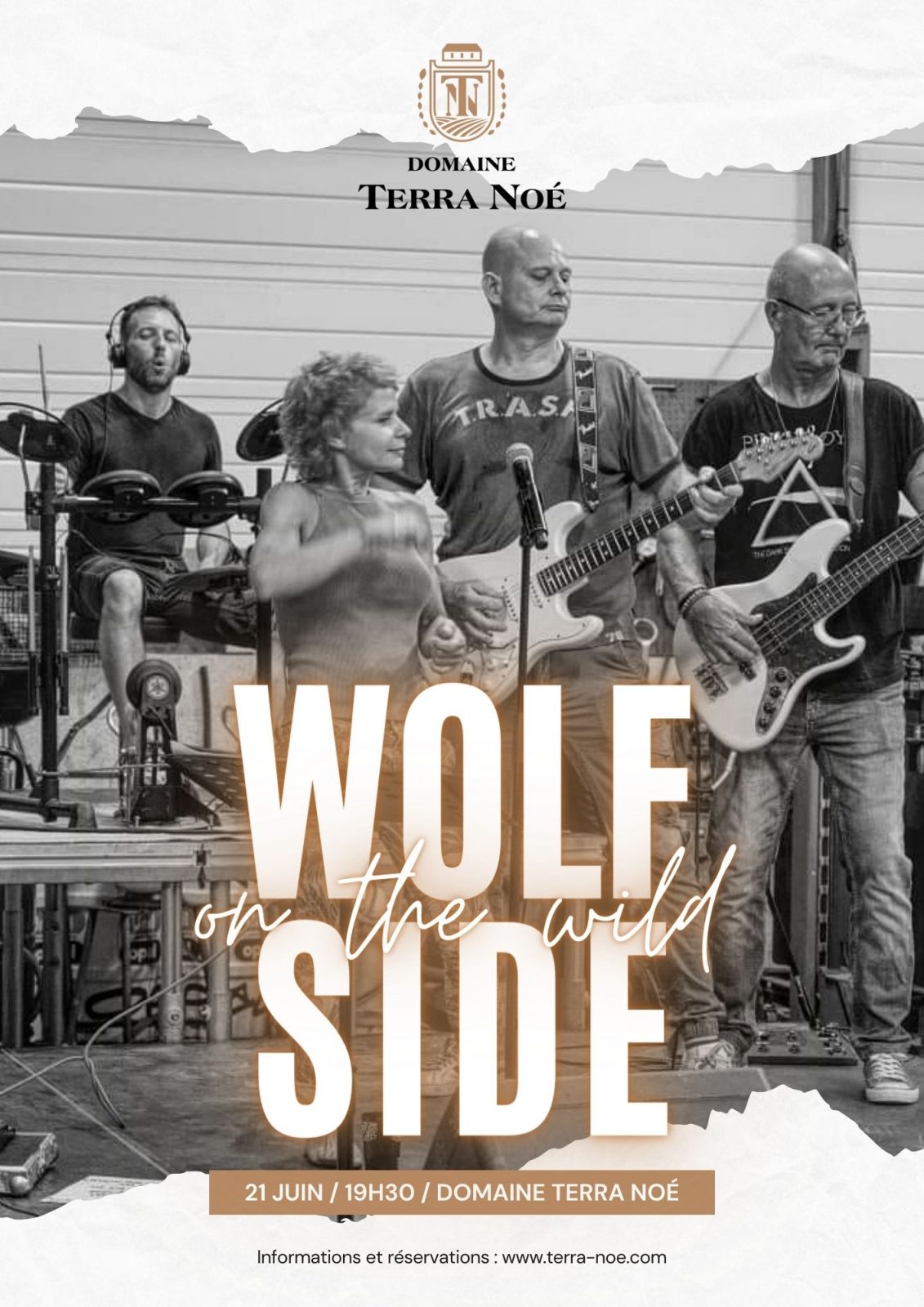 Concert de « Wolf on the Wild Side » au domaine Terra Noë