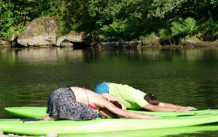 paddle yoga ccc chassezac