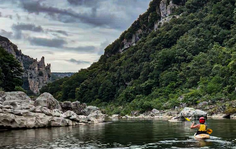 Canoë-Kayak dans les gorges de l’Ardèche